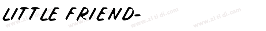 little friend字体转换